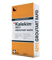 Быстротвердеющий высокопрочный цементный анкерный  раствор 4211 Groutart Rapid 25 кг, Kalekim